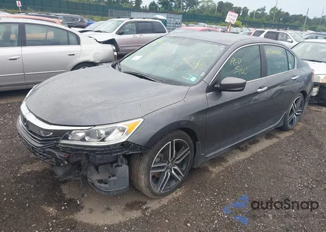 2017 Honda Accord Sport Se из США, поврежденный, VIN 1HGCR2F17HA232567